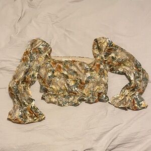 Elegant Floral Women's Blouse